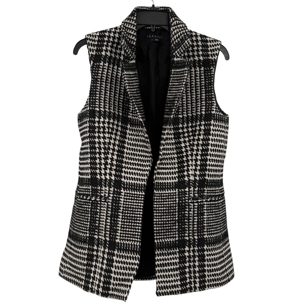 Theory Eldora Graphic Vest Women Size 4